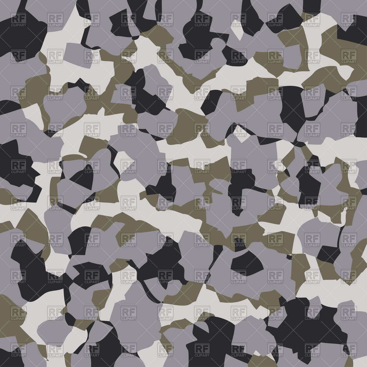 1200x1200 Camouflage Seamless Pattern Vector Image Of Backgrounds, Textures