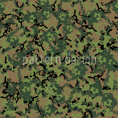 400x400 Forest Camouflage Vector Ornament