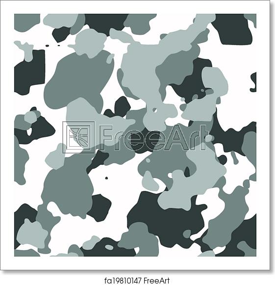 561x581 Free Art Print Of Urban Camo Vector Pattern Freeart