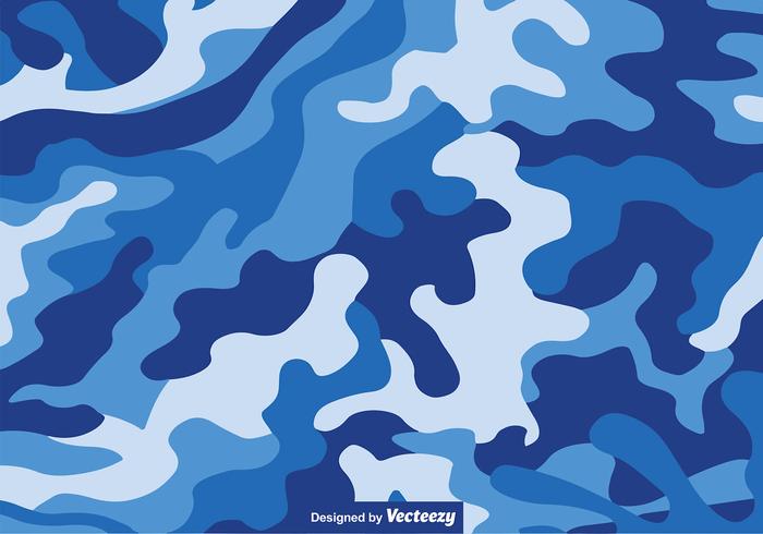 700x490 Vector Blue Camouflage Pattern