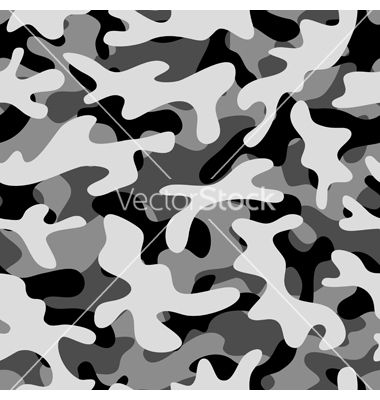 380x400 Grey Camouflage Seamless Pattern Vector