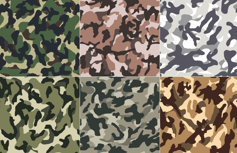 Seamless Vector Camouflage Patterns Design Camouflage Patterns 800x518 Seamless Vector Camouflage Patterns Design Camouflage Patterns