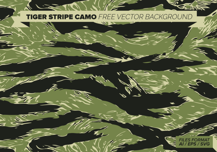 Tiger Stripe Camo Free Vector Background 700x490 Tiger Stripe Camo Free Vector Background