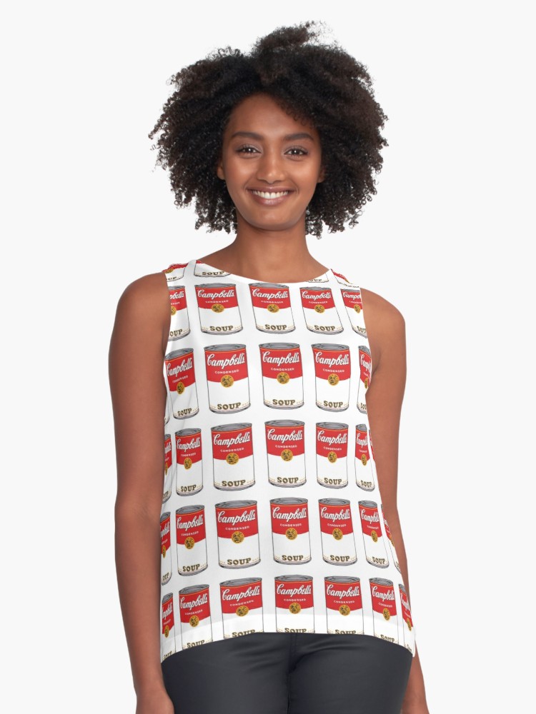 750x1000 Campbell Soup Sleeveless Top