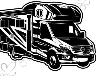 Truck Camper Vector Etsy 340x270 Truck Camper Vector Etsy