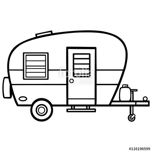 Camper Illustration Stock Image And Royalty Free Vector 500x500 Camper Illustration Stock Image And Royalty Free Vector