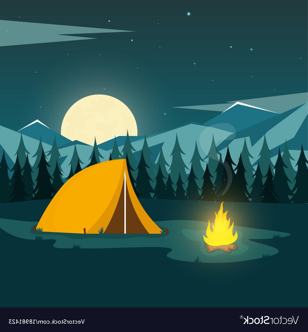 1000x1080 Hd Summer Campfire Vector Photos Free Vector Art, Images