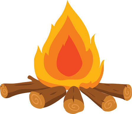 Campfire Vector Art