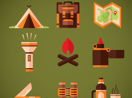452x336 Practical Camping Icon Vector Material Icons Free Practical