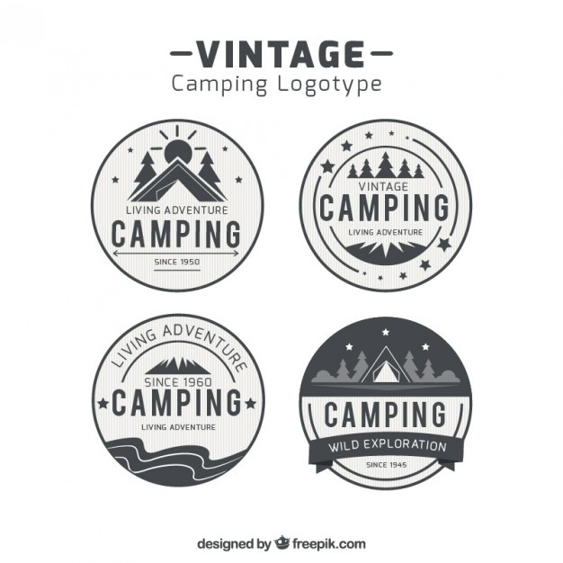 626x626 Camping Logo Templates Vector Free Download