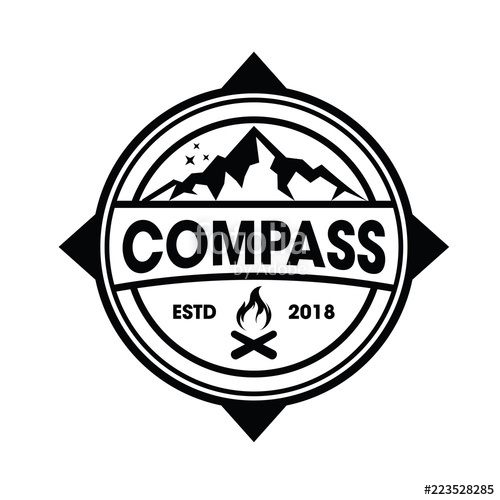 500x500 Hipster Camping Logo Vector Stock Image And Royalty Free Vector