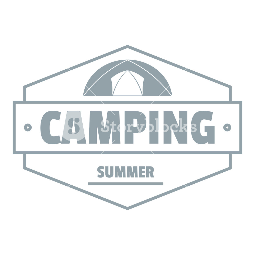 1000x1000 Summer Camping Logo Vintage Illustration Of Summer Camping Vector
