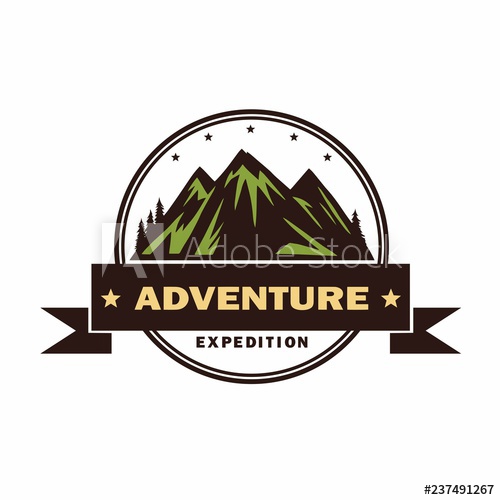 500x500 Adventure, Camping, Campfire, Camping, Logo Vector Illustration