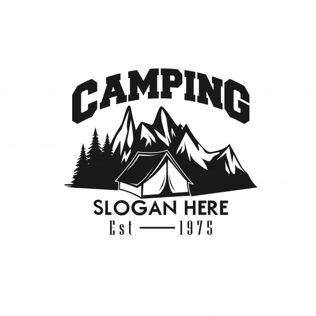 626x626 Template Logo Camping Vector Illustration Vector Premium Download