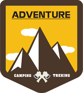 268x300 Camping Treking Logo Vector