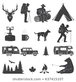 Huge Collection Of 'silhouette Camping' Download More Than 260x280 Huge Collection Of 'silhouette Camping' Download More Than