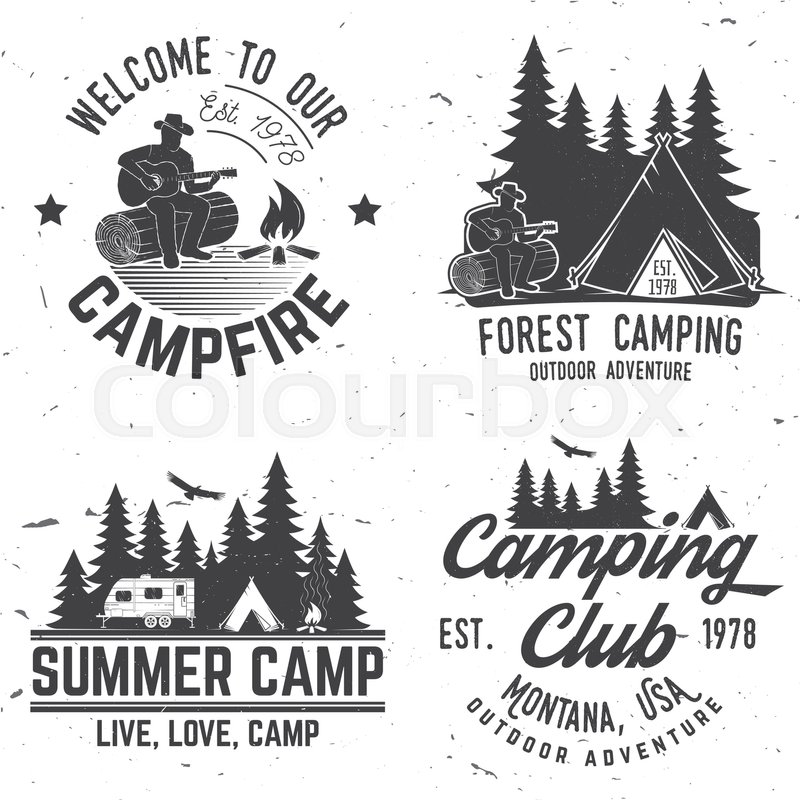 Camper And Caravaning Club Vector Stock Vector Colourbox 800x800 Camper And Caravaning Club Vector Stock Vector Colourbox