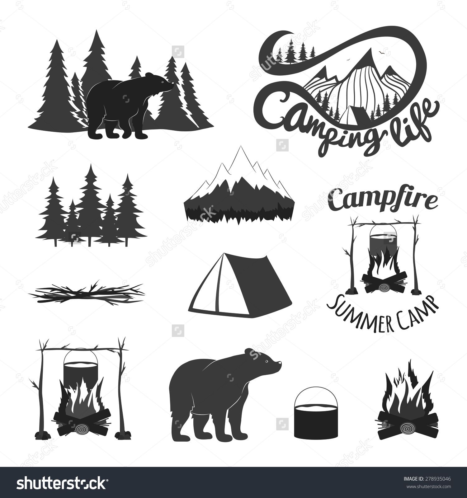 Image Result For Vintage Tent Illustration High Camp Design 1500x1600 Image Result For Vintage Tent Illustration High Camp Design