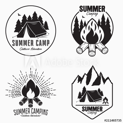 Vintage Summer Camp Logo Set Camping Badges And Outdoor Adventure 500x500 Vintage Summer Camp Logo Set Camping Badges And Outdoor Adventure