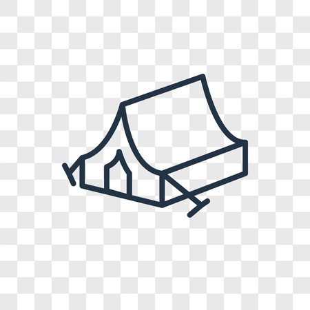 450x450 Camping Tent Vector Icon Isolated On Transparent Background