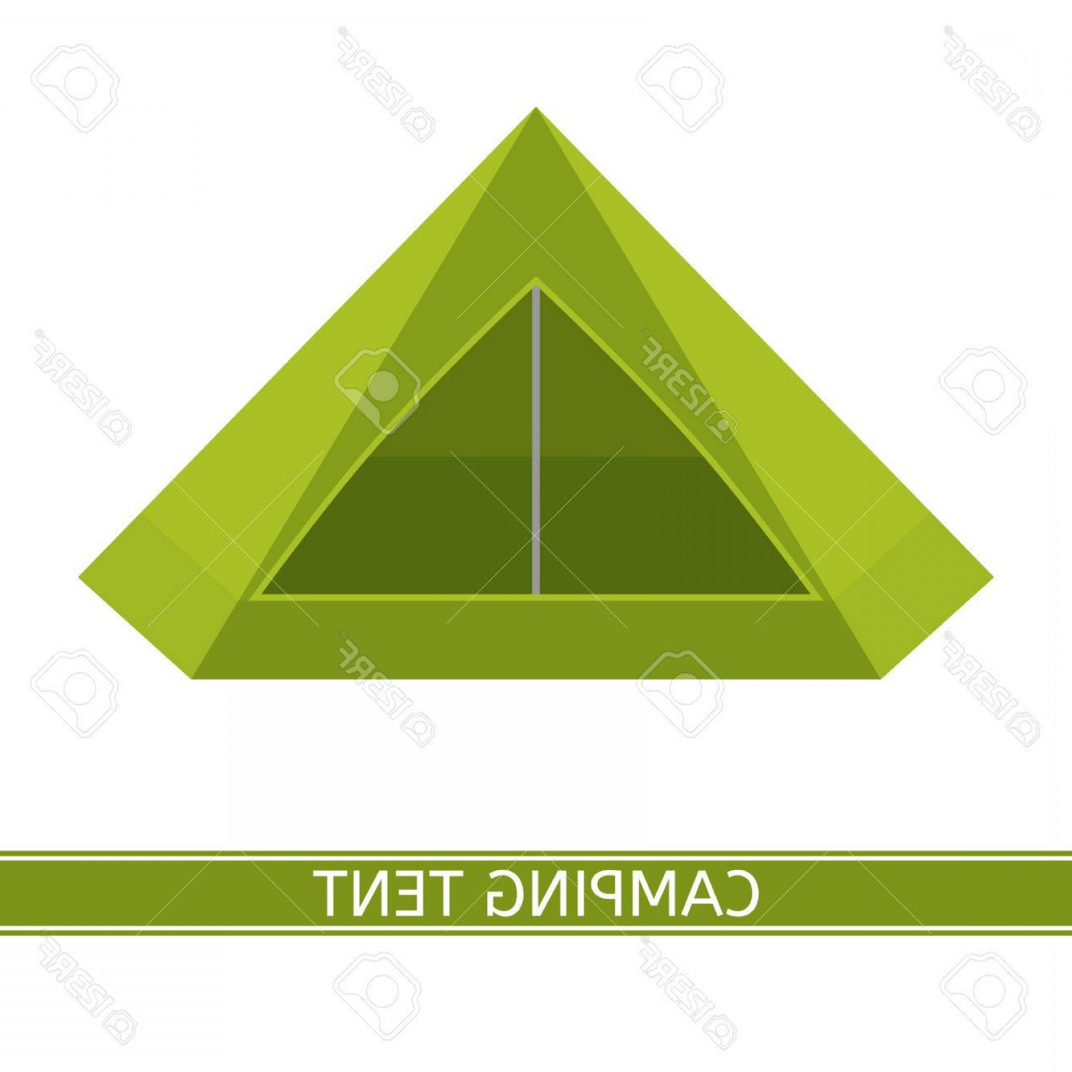 1560x1560 Photostock Vector Camping Tent Vector Icon Tourist Family Tent