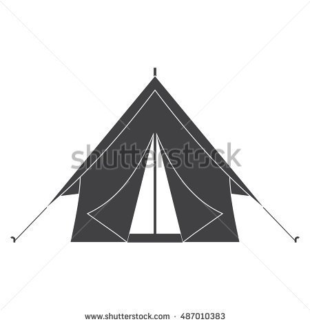450x470 Tent Camping Outline Clipart Free Cliparts Download Images