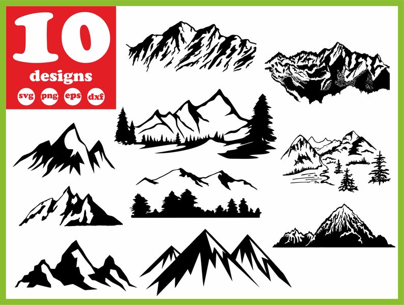 794x599 Mountains Camping Vector Climbing Decal Nature For Etsy