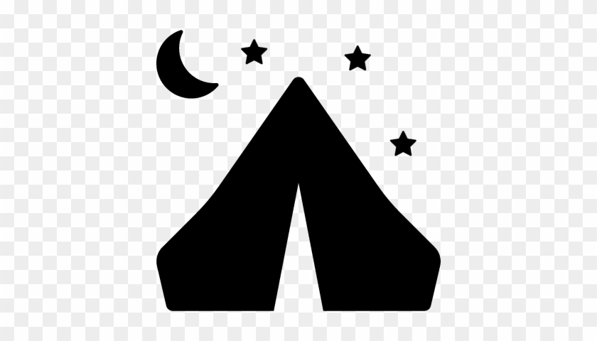 840x480 Night Camping Vector