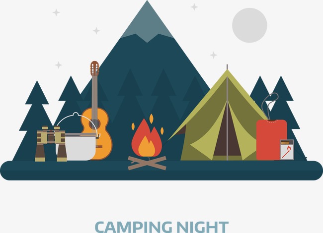 650x470 Vector Camping Camping Vector Vector Decoration Png And Vector