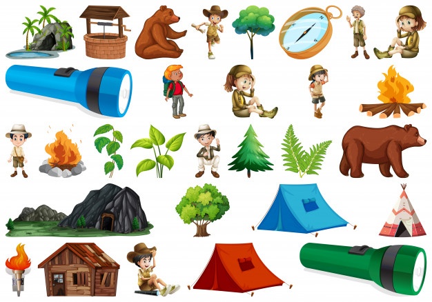 Camping Vector Art