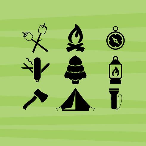 490x490 Camping Free Vector Art