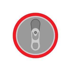 300x300 Soda Bottle Drink Top View Vector Icon Illustration Beverage