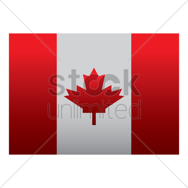 600x600 Canada Flag Vector Image