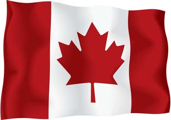 350x247 Canada Flag Vector Clip Arts, Free Clipart