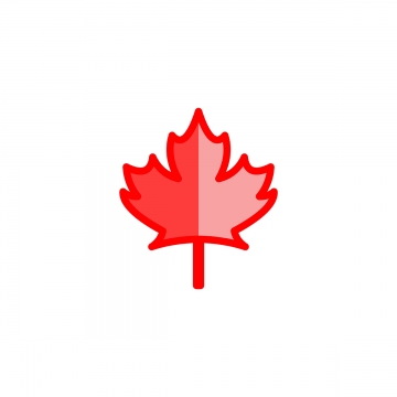 360x360 Free Download Canadian Maple Leaf Flag Vector Material Png