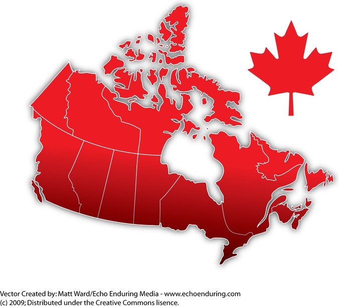 676x612 Free Canada Day Vector Map Files, Vectors Graphics