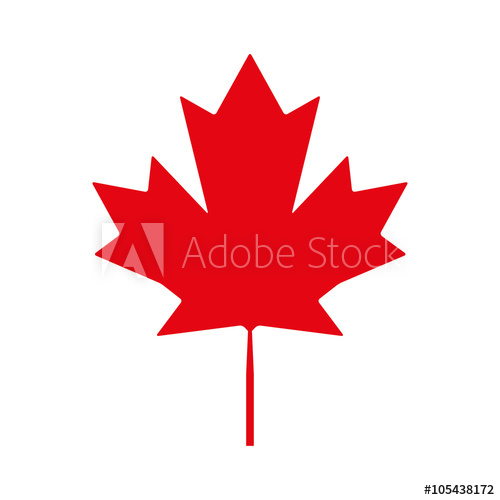500x500 Canadian Maple Leaf Vector Icon Maple Leaf Icon Maple Leaf