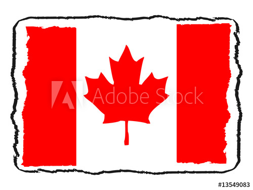 500x375 Flag Of Canada Vector Illustration