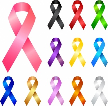 372x368 Breast Cancer Awareness Ribbon Free Vector Download