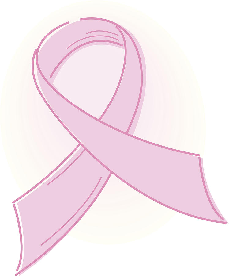 748x900 Sketchy Pink Breast Cancer Awareness Ribbon Vector Clipart Icon
