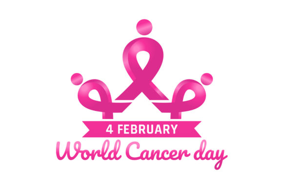 580x387 World Cancer Awareness Day Pink Ribbon Vector Graphic