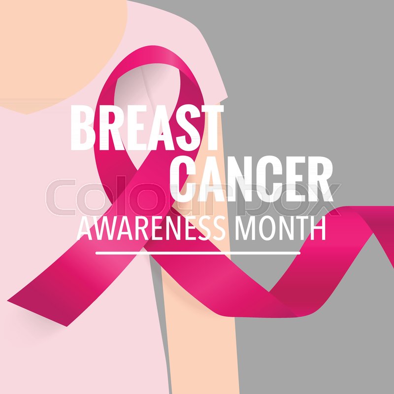 800x800 Breast Cancer Awareness Month Stock Vector Colourbox