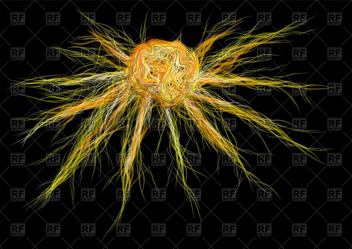 Cancer Cell On Black Background Vector Image Of Healthcare 1200x849 Cancer Cell On Black Background Vector Image Of Healthcare