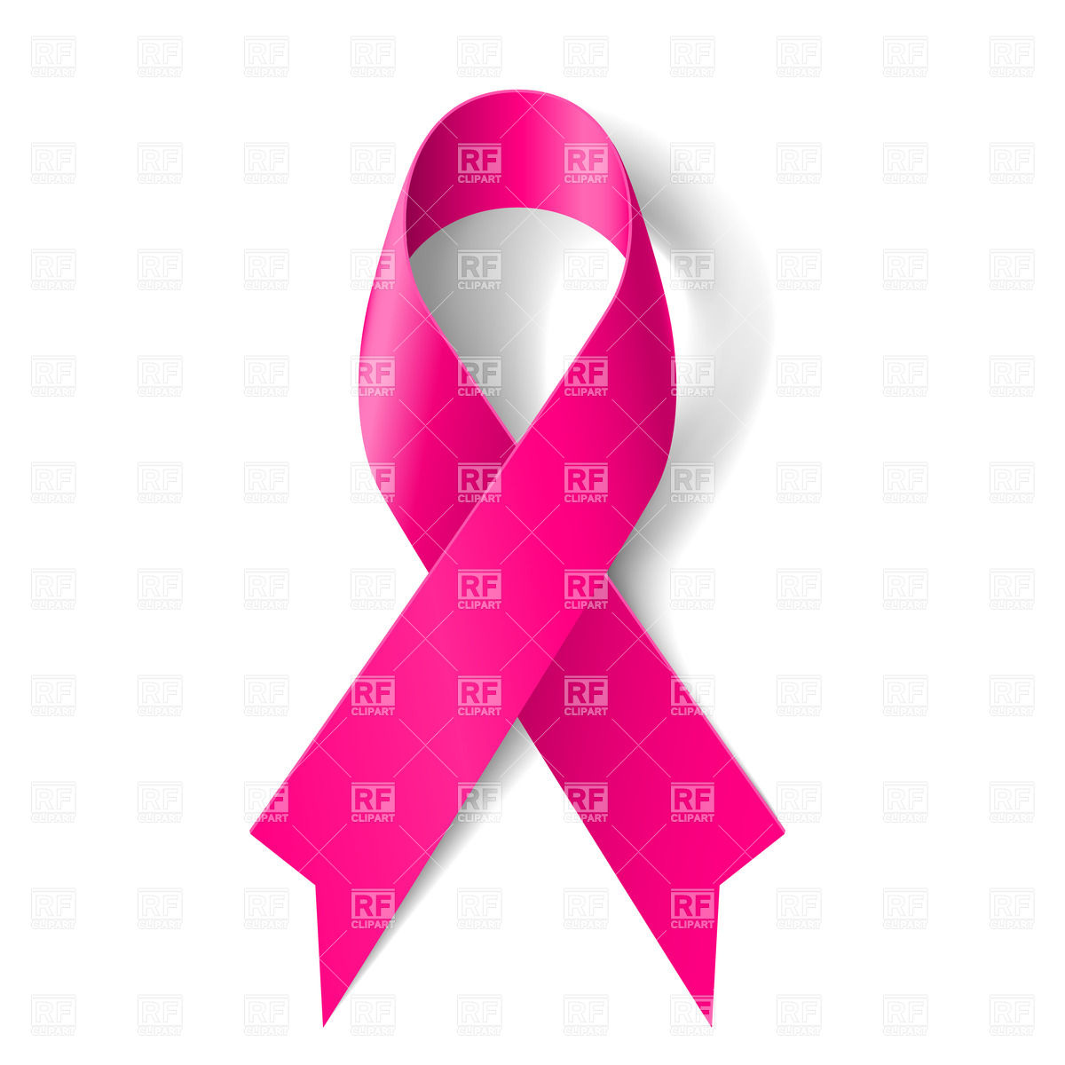 Breast Cancer Awareness Pink Ribbon On White Background Vector 1200x1200 Breast Cancer Awareness Pink Ribbon On White Background Vector