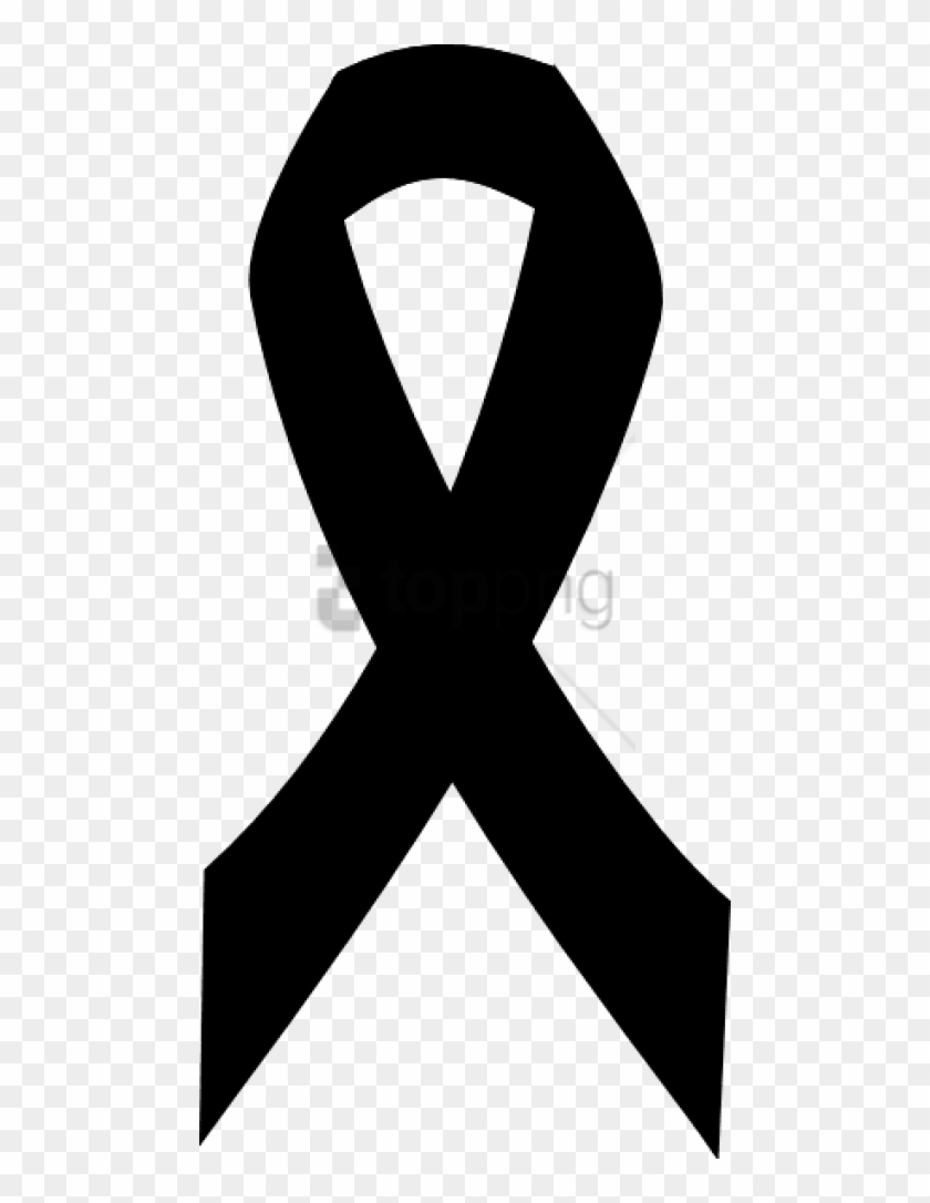 840x1086 Free Png Download Breast Cancer Ribbon In Black Png