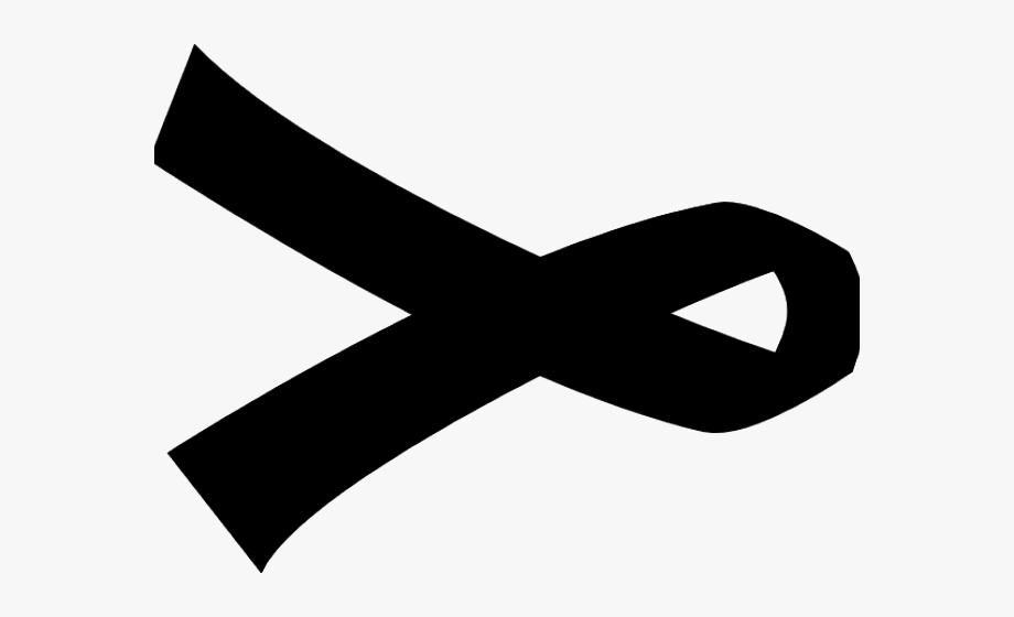 920x560 Black Awareness Ribbon Vector