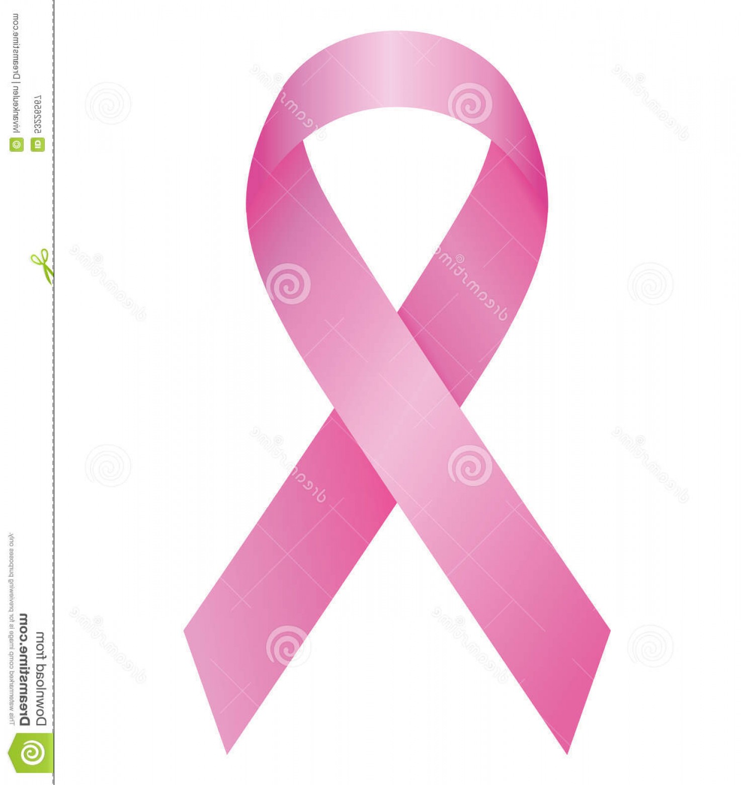 1473x1560 Stock Illustration Cancer Awareness Pink Ribbon Vector