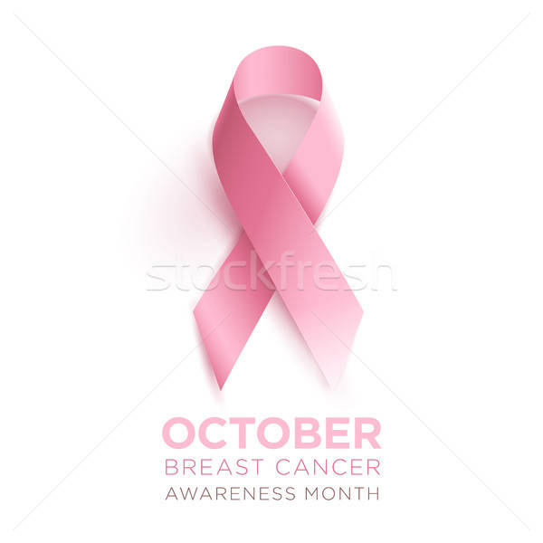 600x600 Breast Cancer Awareness Ribbon Vector Illustration Sgursozlu