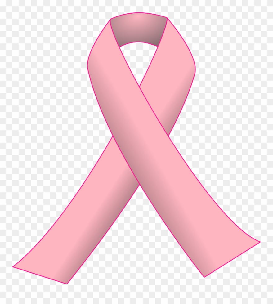 880x980 Pink Ribbon Vector Vector Clip Art