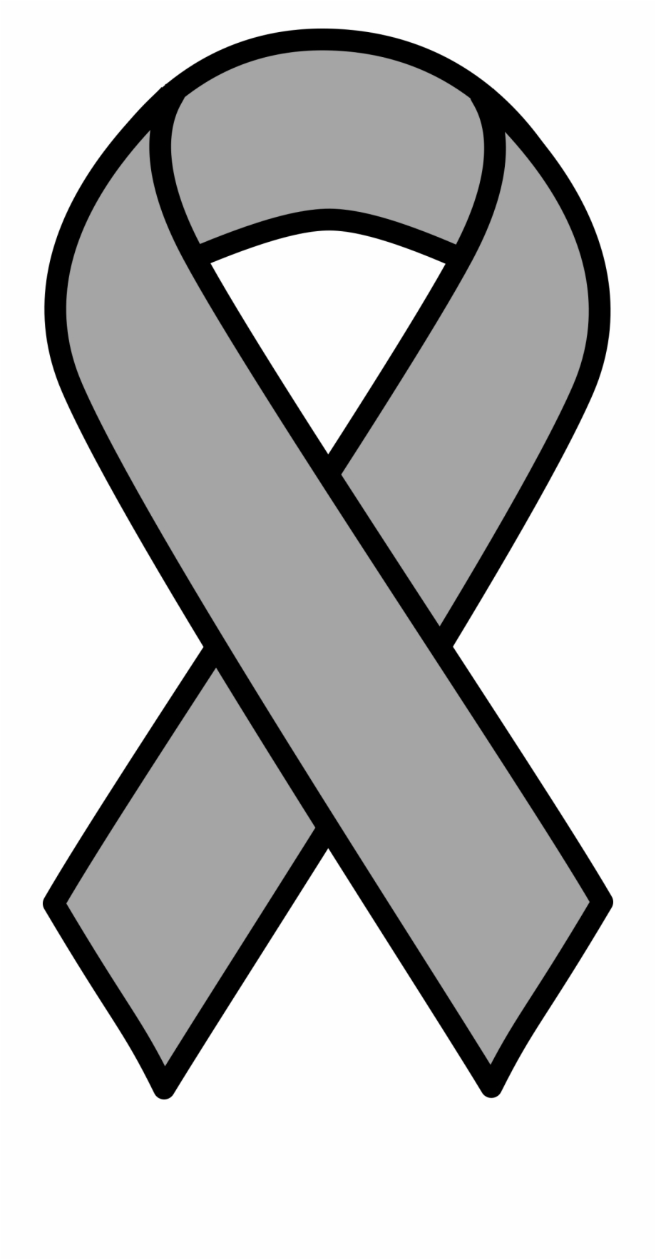 920x1766 This Free Icons Png Design Of Grey Brain Cancer Ribbon